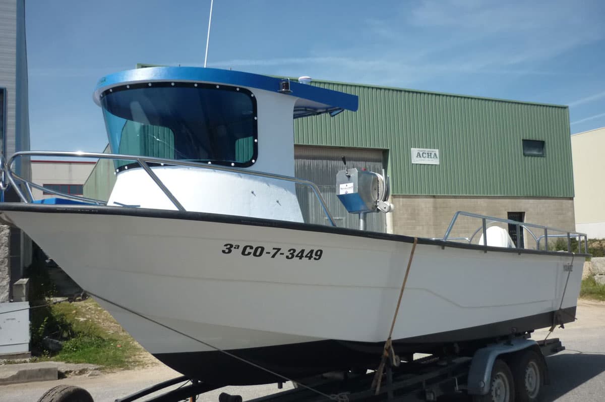 Barcos de pesca en Cambados