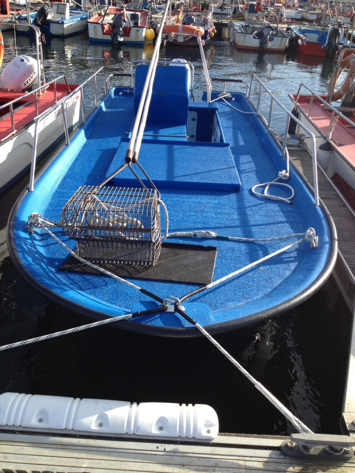 Barcos de pesca en Cambados